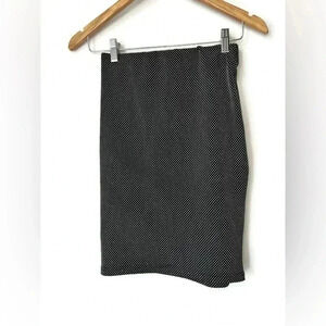 Studio Womens Black Polka Dot Pencil Preppy Prep Feminine Girlcore Skirt XS
